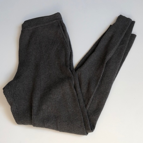 Zara Knit GREY SWEATPANTS SKINNY SIZE M - Picture 1 of 5